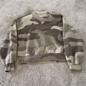 Abercrombie Camouflage Crewneck Sweater